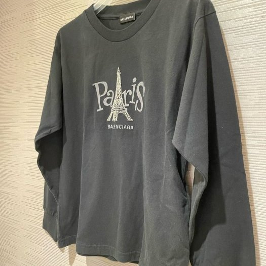 💎Han's house精品服飾💎Balenciaga 巴黎世家 LOGO 長T  長袖 現貨童裝10歲-2