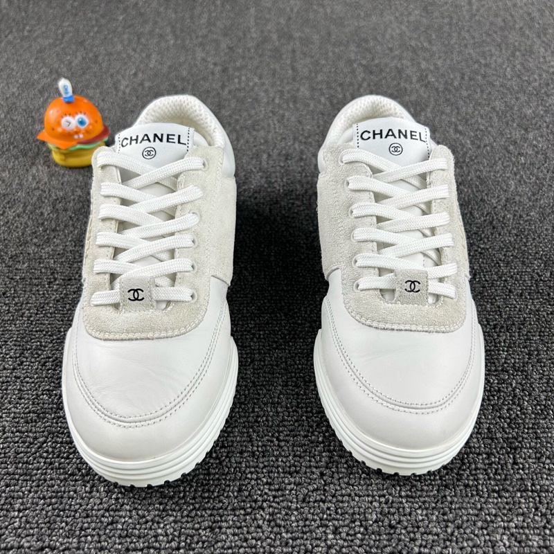 Chanel香奈兒24C白色運動鞋 尺碼:35 🧡-9