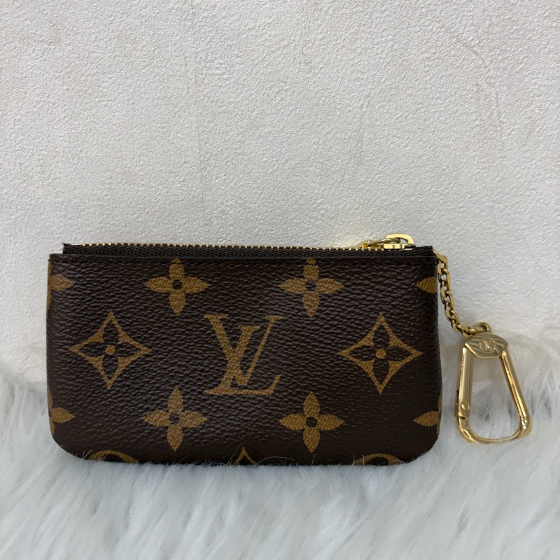 LV M62650 OCASE 原花老花字紋 一字 拉鍊 零錢包 鑰匙包 名片包 卡片包 信用卡包-0