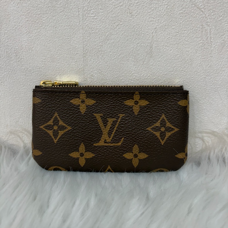 LV M62650 OCASE 原花老花字紋 一字 拉鍊 零錢包 鑰匙包 名片包 卡片包 信用卡包-1