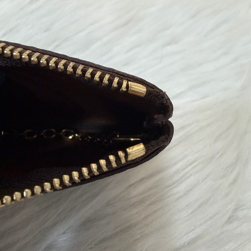 LV M62650 OCASE 原花老花字紋 一字 拉鍊 零錢包 鑰匙包 名片包 卡片包 信用卡包-14