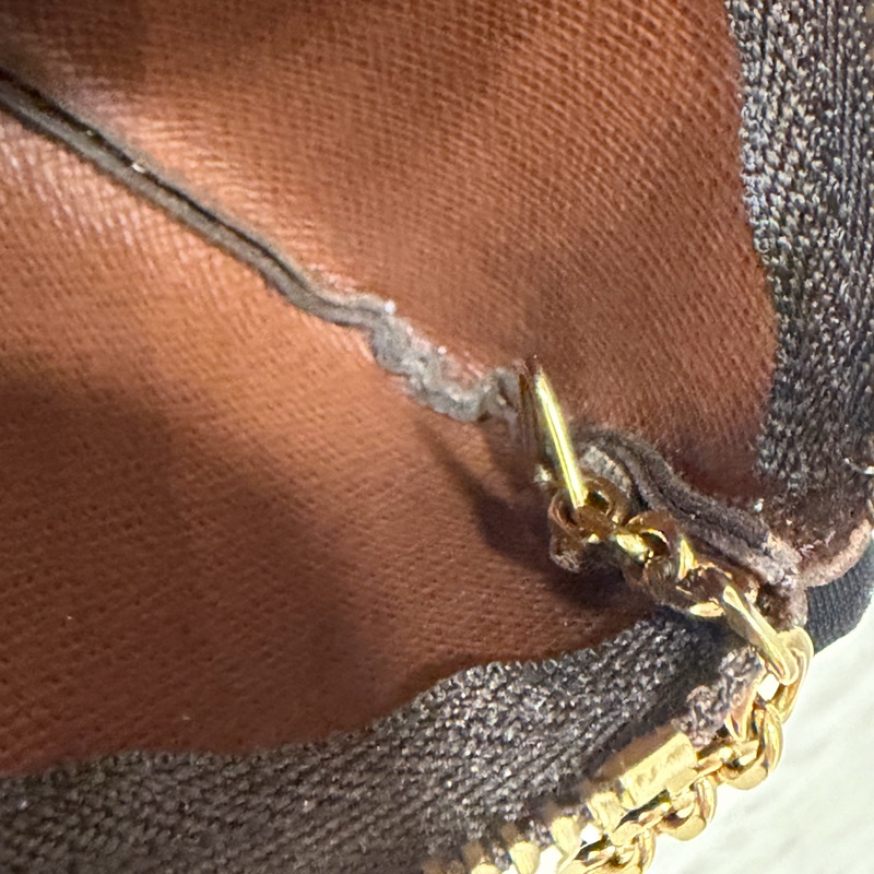 LV M62650 OCASE 原花老花字紋 一字 拉鍊 零錢包 鑰匙包 名片包 卡片包 信用卡包-20