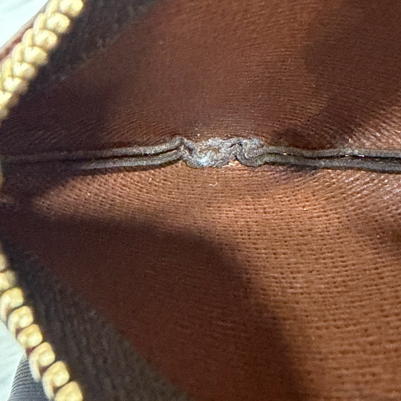 LV M62650 OCASE 原花老花字紋 一字 拉鍊 零錢包 鑰匙包 名片包 卡片包 信用卡包-21