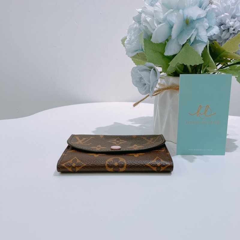 TW4848 Louis Vuitton 路易威登經典花紋零錢包 Rosalie Coin Purse Monogram Canvas Pink-2