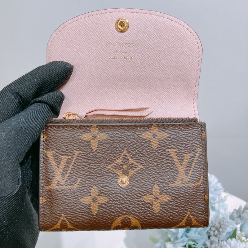 TW4848 Louis Vuitton 路易威登經典花紋零錢包 Rosalie Coin Purse Monogram Canvas Pink-7
