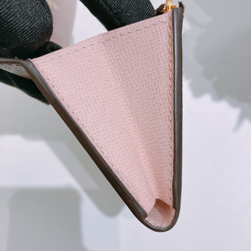 TW4848 Louis Vuitton 路易威登經典花紋零錢包 Rosalie Coin Purse Monogram Canvas Pink-11