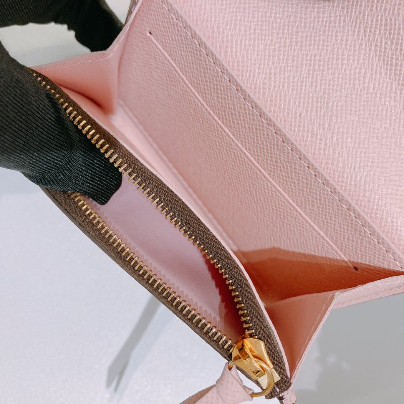 TW4848 Louis Vuitton 路易威登經典花紋零錢包 Rosalie Coin Purse Monogram Canvas Pink-14
