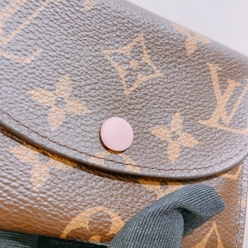 TW4848 Louis Vuitton 路易威登經典花紋零錢包 Rosalie Coin Purse Monogram Canvas Pink-17