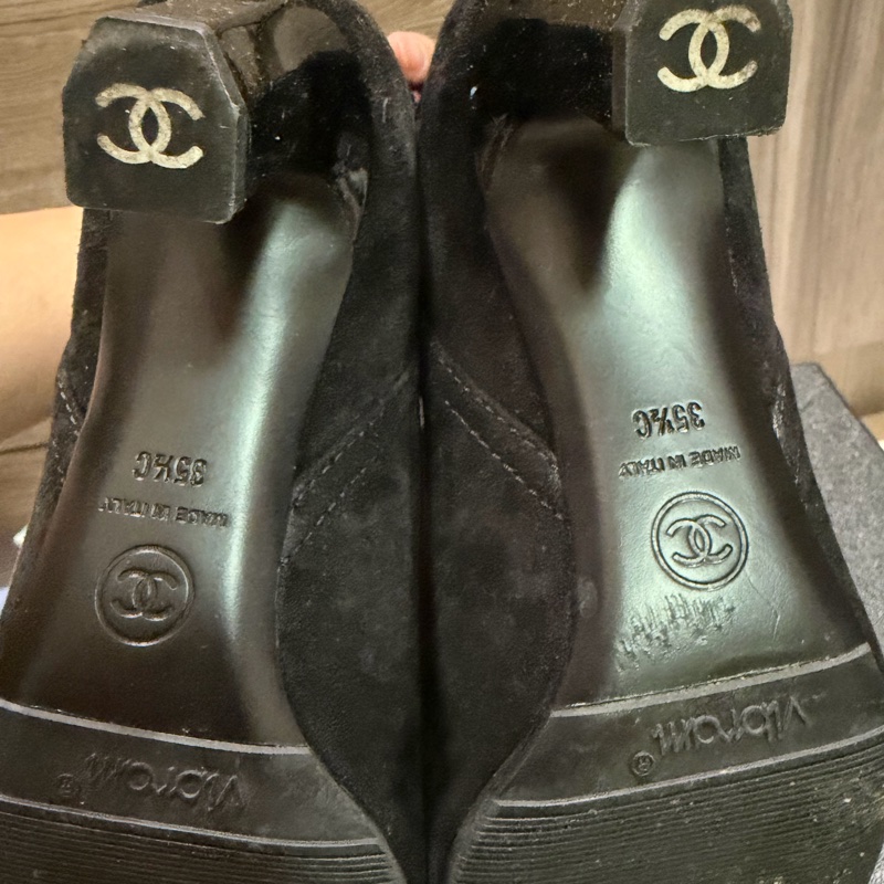 Chanel 經典麂皮短靴-4