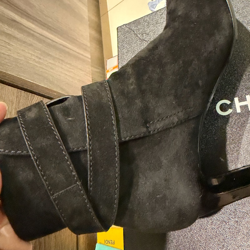 Chanel 經典麂皮短靴-6