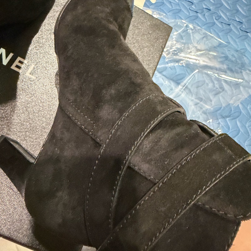 Chanel 經典麂皮短靴-7