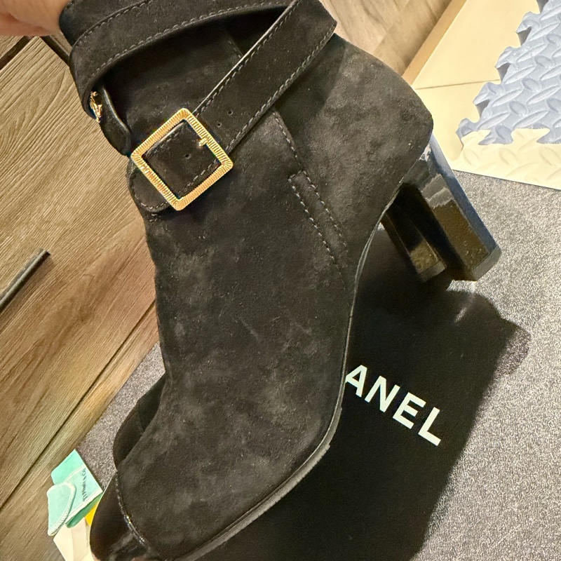 Chanel 經典麂皮短靴-8