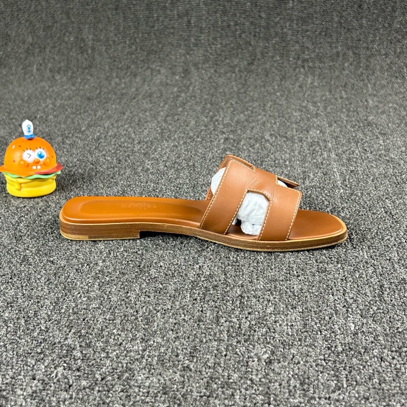Hermes愛馬仕金剛色H拖鞋 尺碼:35 🧡-3