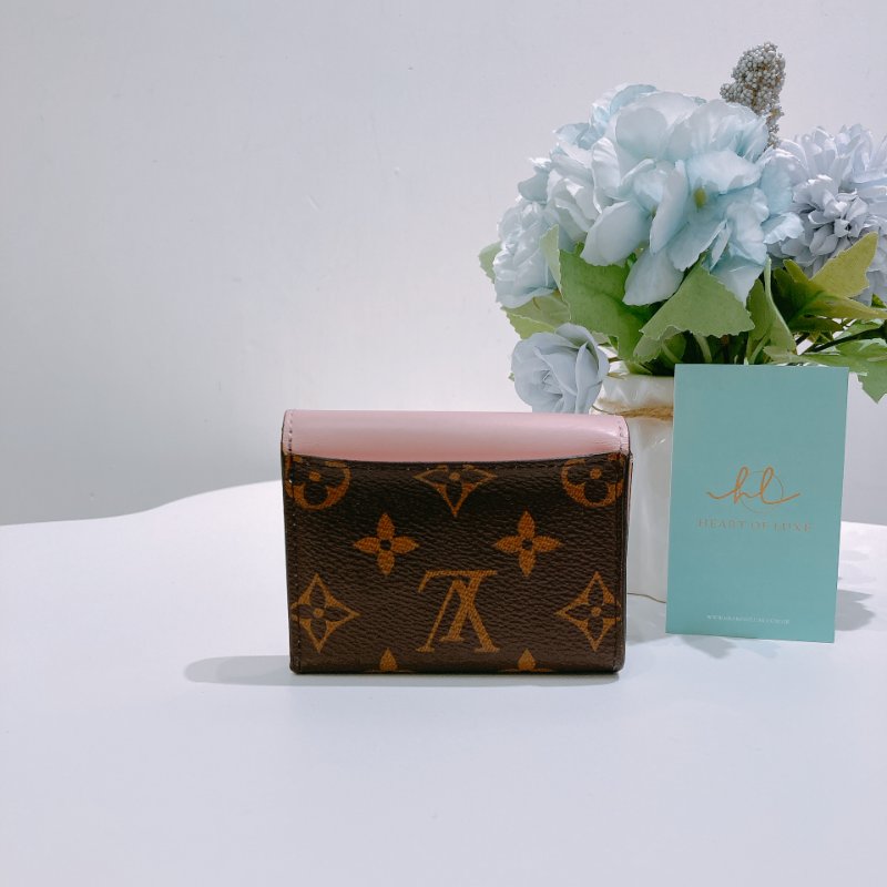 TW4849 Louis Vuitton 路易威登經典花紋銀包 Zoe Short Wallet Monogram Canvas Pink-1