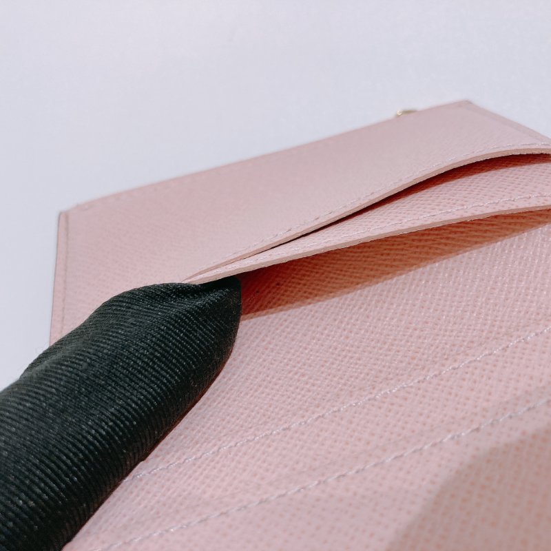 TW4849 Louis Vuitton 路易威登經典花紋銀包 Zoe Short Wallet Monogram Canvas Pink-11