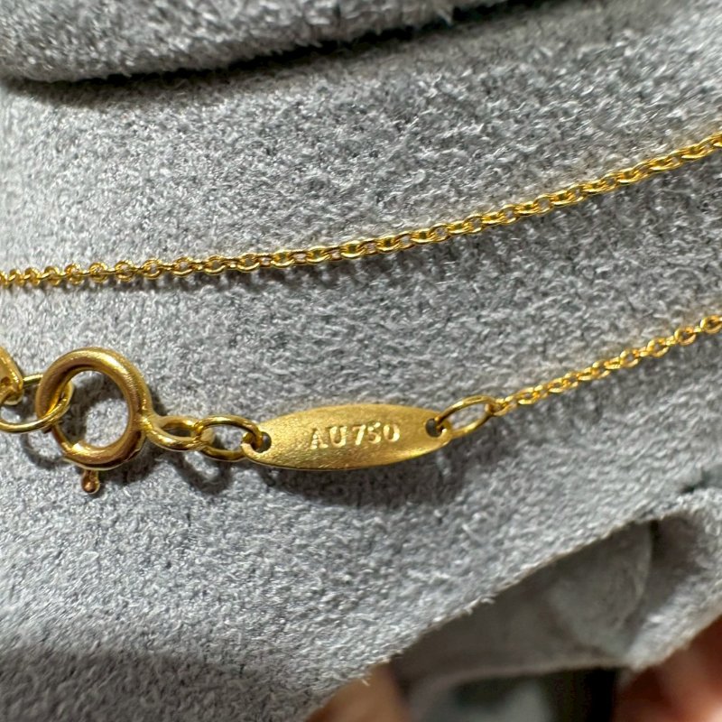 Tiffany & Co. 18K鏤空心型項鍊-4
