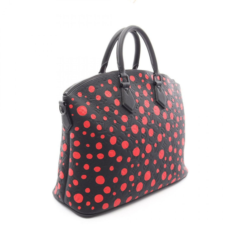 路易威登 LV YK Lockit 手提斜背包圓點 M21676 Monogram Trillon Noir-1