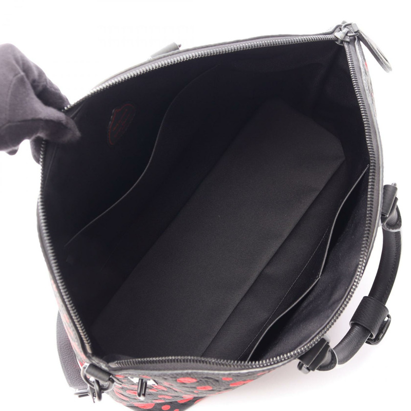 路易威登 LV YK Lockit 手提斜背包圓點 M21676 Monogram Trillon Noir-2