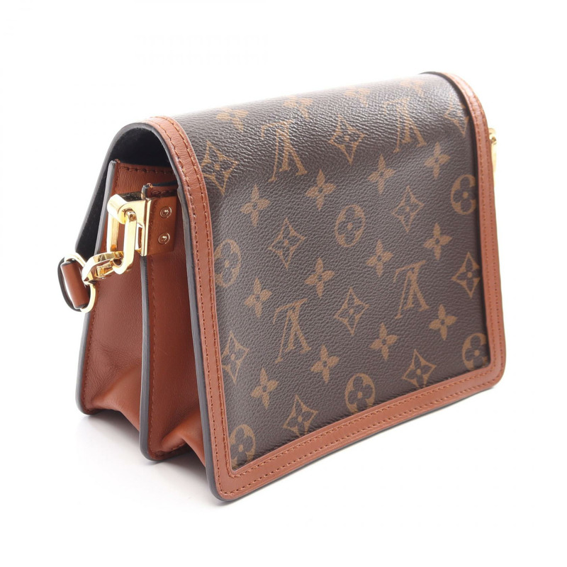 路易威登 Daufine MINI 斜背單肩包 M44580 Monogram Reverse 棕色-1