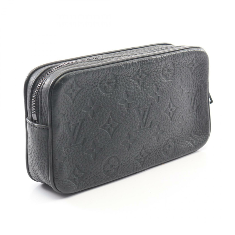 路易威登 Pochette Volga 商務手拿包 M55703 Monogram Taurillon Noir-1