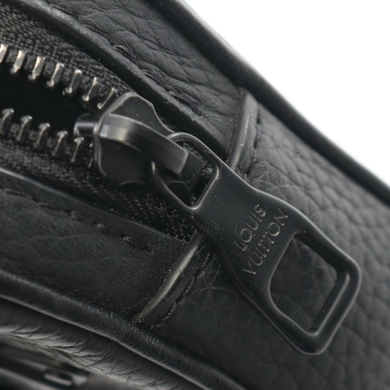路易威登 Pochette Volga 商務手拿包 M55703 Monogram Taurillon Noir-5