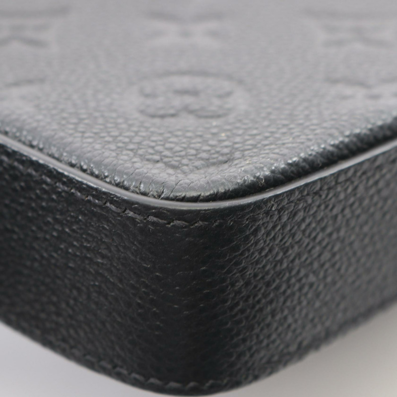路易威登 Pochette Felicie 鏈條單肩包 M82477 Monogram empreinte Noir-7