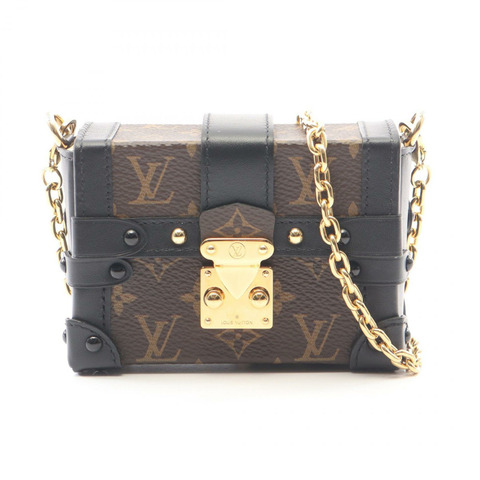 路易威登 Essential Trunk Monogram 鏈條肩斜背包 M68566 棕色