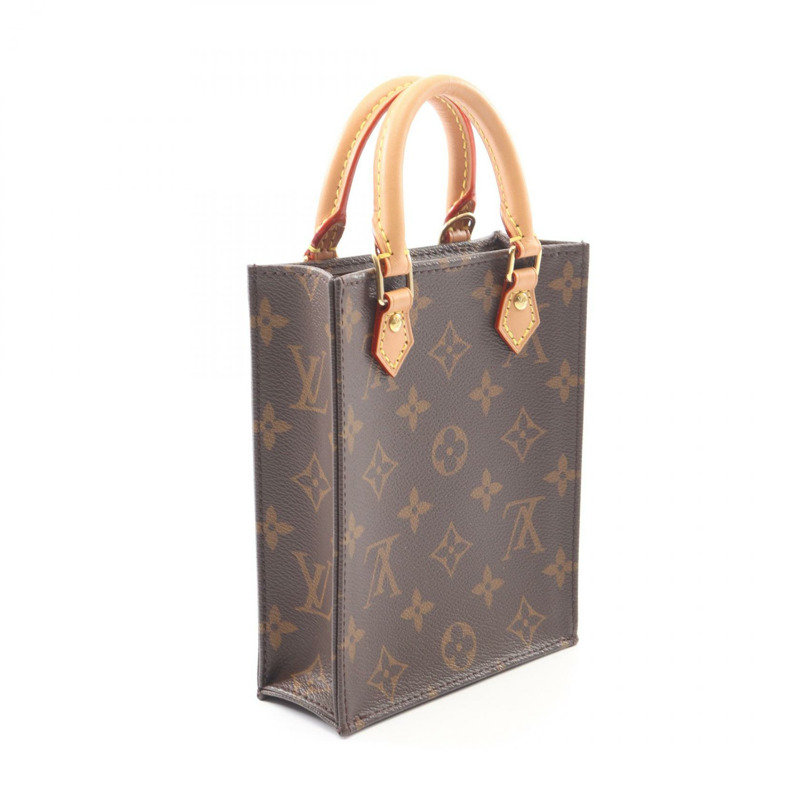 路易威登 Petite Sac Plat 斜背包 M69442 Monogram 皮革-1