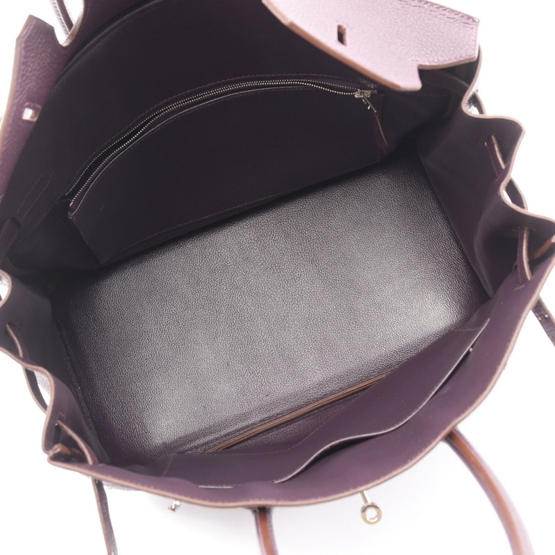 愛馬仕 Birkin 35 Leysin 手提包 027767CK-59 Togo 皮革 Leysin 二手女士 SHW M-2