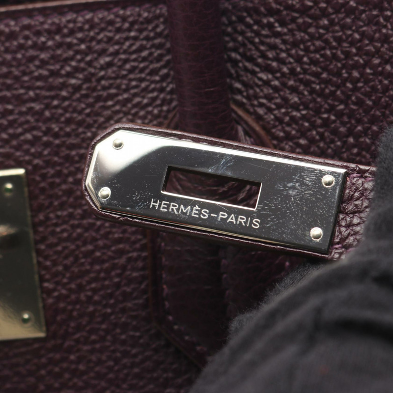 愛馬仕 Birkin 35 Leysin 手提包 027767CK-59 Togo 皮革 Leysin 二手女士 SHW M-11