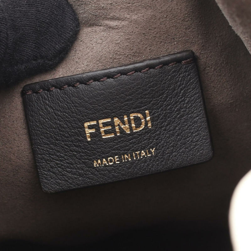 FENDI Mini Mon Tresor 肩挎斜背包 8BS010 AJSI F1HDR 皮革 二手-3