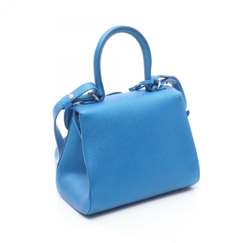 Delvaux Brillant PM 單肩斜背包 AA0569AAM099ZDO 皮革 藍色 二手-1