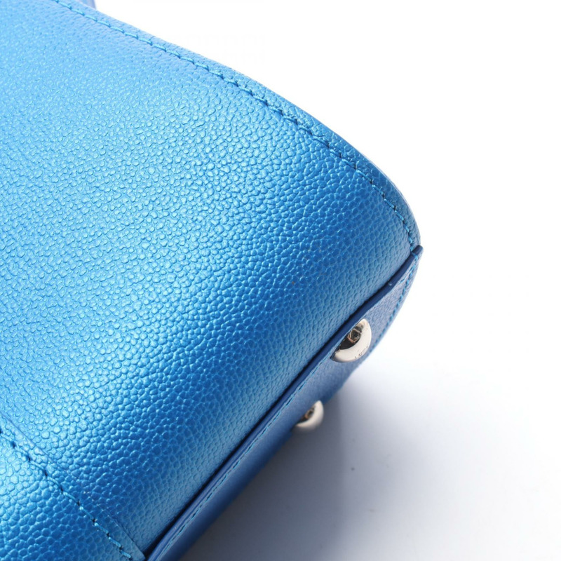 Delvaux Brillant PM 單肩斜背包 AA0569AAM099ZDO 皮革 藍色 二手-5
