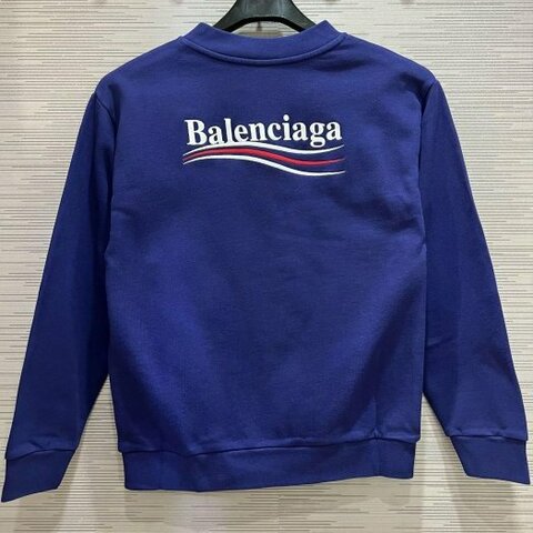 💎Han's house精品服飾💎Balenciaga 巴黎世家 可樂 LOGO 長袖 大學T 衛衣現貨 孩款童裝10歲