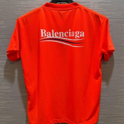 💎Han's house精品服飾💎Balenciaga 巴黎世家 可樂 短 T 正常版 橘 男女共穿原價22200-2