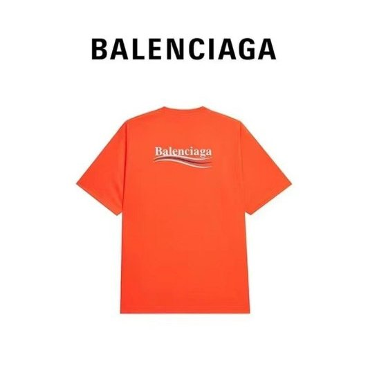 💎Han's house精品服飾💎Balenciaga 巴黎世家 可樂 短 T 正常版 橘 男女共穿原價22200-6