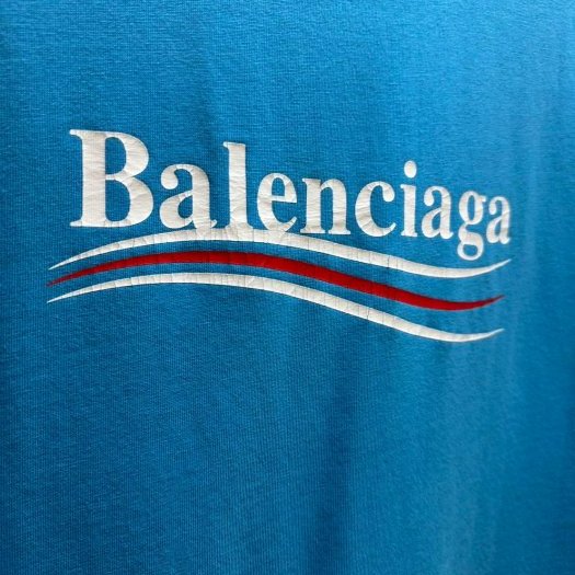 💎Han's house精品服飾💎 Balenciaga 巴黎世家 可樂 短 T 寬版 男女共穿 現貨 XXS原價22200-3