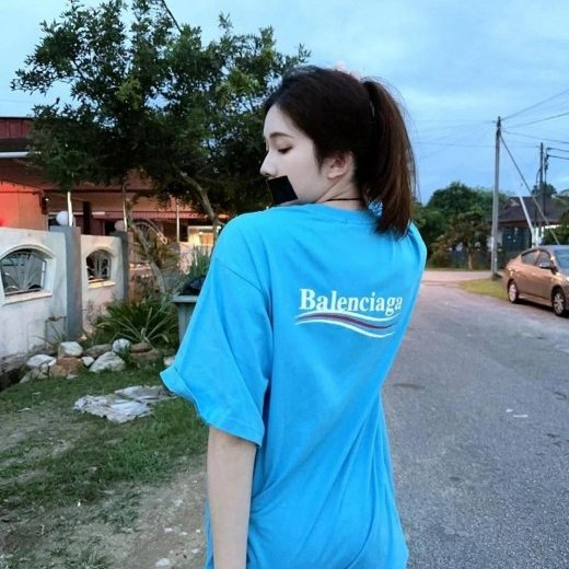 💎Han's house精品服飾💎 Balenciaga 巴黎世家 可樂 短 T 寬版 男女共穿 現貨 XXS原價22200-5
