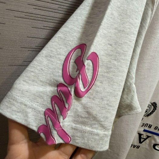 💎Han's house精品服飾💎Balenciaga 巴黎世家 刺繡 LOGO 短 T 男女共穿 寬版 男女共穿 現貨 S 現貨 原價27900-3