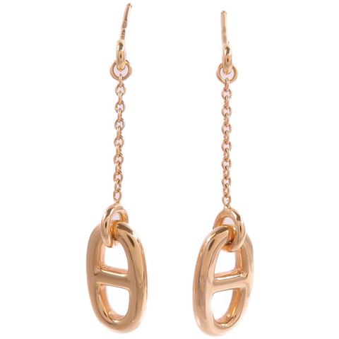 HERMES 18K玫瑰金Farandole Earrings耳環