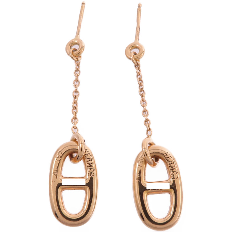 HERMES 18K玫瑰金Farandole Earrings耳環-1