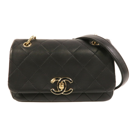 CHANEL 羊皮皮革Chain Shoulder肩背袋