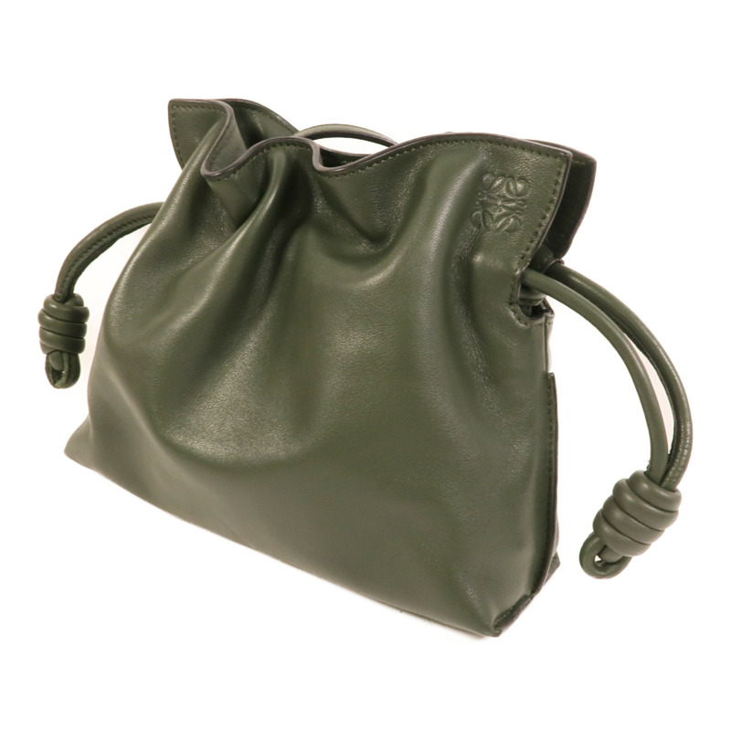 LOEWE 羊皮皮革Flamenco Clutch肩背袋-2