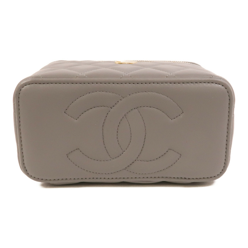 CHANEL 羊皮皮革Top Handle Vanity Case手挽肩背兩用袋-3