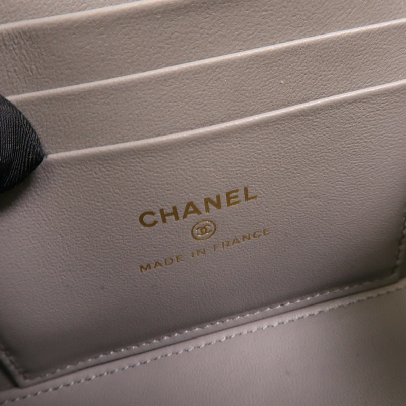 CHANEL 羊皮皮革Top Handle Vanity Case手挽肩背兩用袋-6