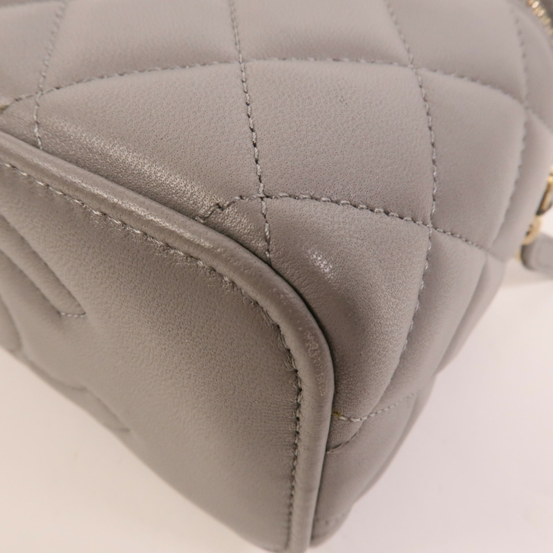 CHANEL 羊皮皮革Top Handle Vanity Case手挽肩背兩用袋-14