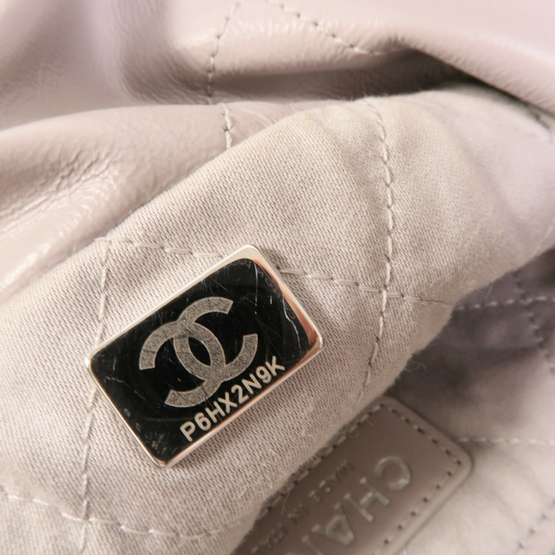 CHANEL 羊皮皮革Chanel 22 Small鏈帶肩背袋-7