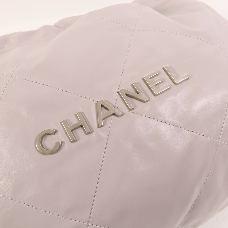 CHANEL 羊皮皮革Chanel 22 Small鏈帶肩背袋-10
