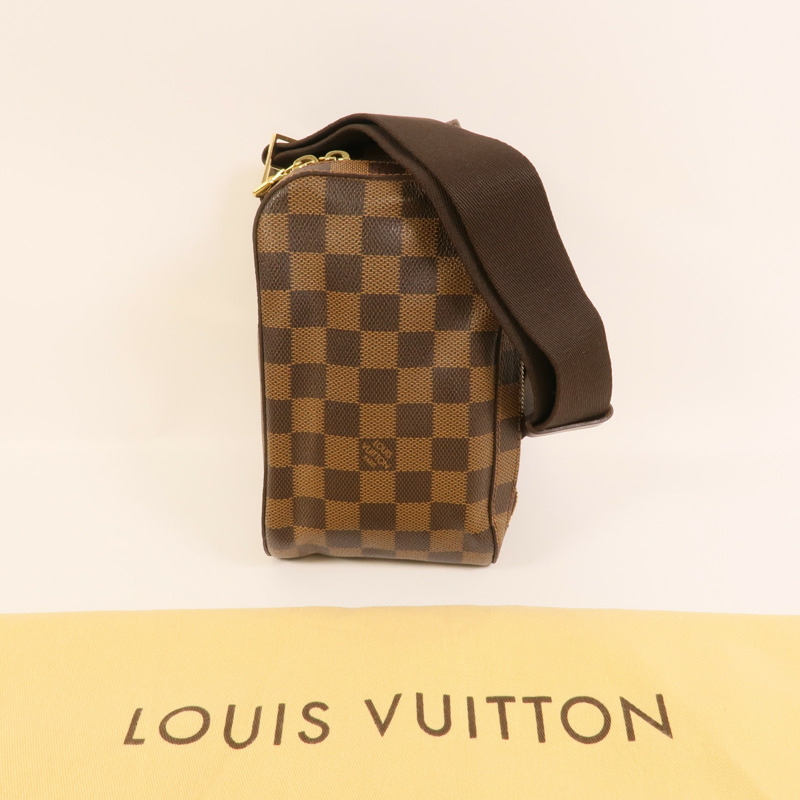 LOUIS VUITTON Damier Geronimos金扣腰包-10