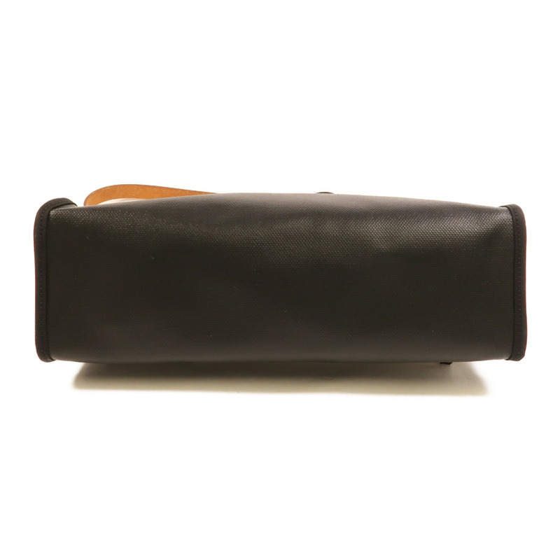 HERMES 塗層帆布Herbag PM手挽肩背兩用袋Black-3